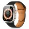 Curea Tech-Protect NaturalFit pentru Apple Watch 49mm / 46mm / 45mm / 44mm / 42mm Series, Neagra