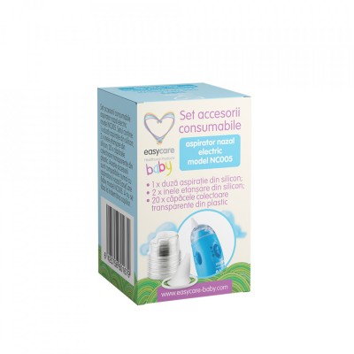 Set accesorii pentru aspirator nazal electric model NC005 EASYCARE BABY foto
