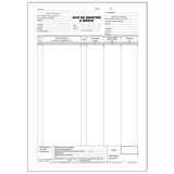 Aviz de insotire marfa A4, 3 exemplare, carnet 50 file, tipar fata