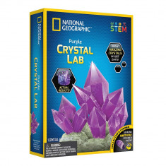 National Geographic - Kit Creativ Laborator De Crestere Cristale Violet foto