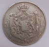 (A707) MONEDA ARGINT ROMANIA- 5 LEI 1883, CAROL I REGE, 6 STELE, GRAVOR SUB GAT