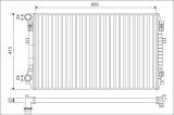 VALEO 701129 Radiator, racire motor