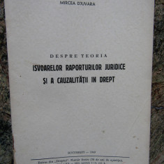 MIRCEA DJUVARA DESPRE TEORIA ISVOARELOR RAPORTURILOR JURIDICE SI A CAUZALITATII