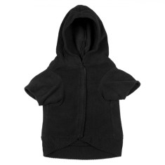 Haine Animale Companie, Hanorac cu Glugă, Negru, Poliester, Marimea S 25cm, M 30cm, L 35cm, XL 40cm