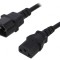 Cablu Alimentare 3m IEC C13-C14 10A 250V Negru