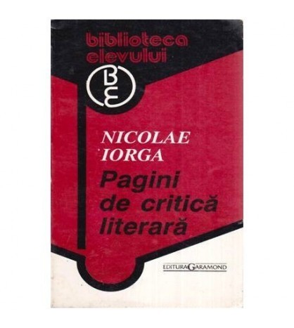 Nicolae Iorga - Pagini de critica literara - 113635