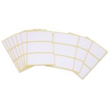 Set Etichete Autocolante, Model Universal, Dimensiuni 7x3.3 cm, Alb, 30 Bucăți