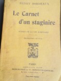 HENRY BORDEAUX - LE CARNET D'UN STAGIAIRE. SCENES DE LA VIE JUDICIAIRE