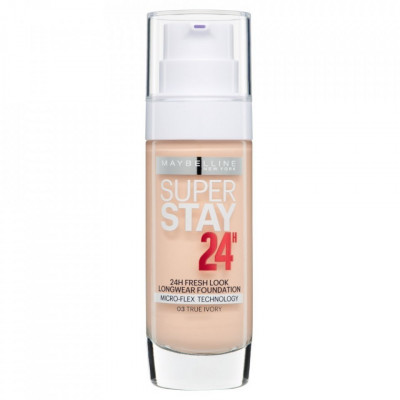 Fond de ten rezistent Maybelline Superstay 24 H, 03 True Ivory foto