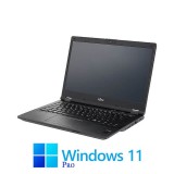 Laptop Fujitsu LIFEBOOK E548, Quad Core i5-8250U, SSD, Display NOU, Win 11 Pro, Intel Core i5