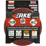 Set 10 discuri textile cu panza abraziva P120 150mm V44185 Verke