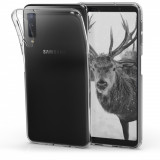 Husa pentru Samsung Galaxy A7 (2018), Silicon, Transparent, 46419.03, Carcasa, Kwmobile