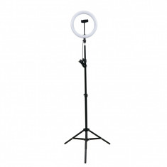 Lampa circulara, trepied 1.90m, suport telefon foto