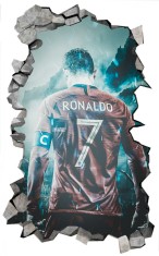 Sticker decorativ, Fotbalist, 89 cm, 8791ST-1 foto