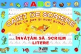 Invatam sa scriem litere. Caiet de scriere |