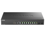 Switch DLink DMS-1250-10SP, 8 porturi, PoE