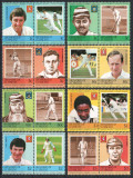 St Vincent Grenadines 1984 Mi 304/319 MNH - Jucatori de cricket, Nestampilat
