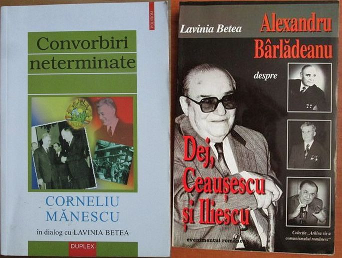 Lavinia Betea - Convorbiri neterminate. Corneliu Manescu + Alexandru Barladeanu