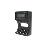 Qoltec Incarcator baterie pentru Ni-MH tip R03 AAA R6 AA | LCD | cablu USB
