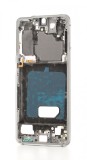 Mijloc Carcasa Samsung Galaxy S21, Phantom Alb, Piesa Originala