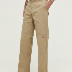 Dickies pantaloni bărbați, culoarea verde, drept DK0A4XK3KHK1-KHAKI