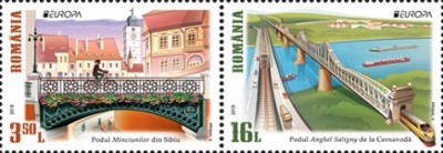 Romania 2018 - Europa Poduri, serie neuzata foto