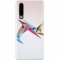 Husa silicon pentru Huawei P30, Abstract Minimalistic Colors Triangles