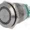 Intrerupator anti-vandalism, OFF-(ON), &Oslash;19mm, BULGIN, MPI002/TE/GN/12, T154588