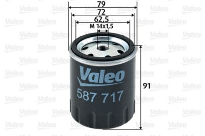 Filtru combustibil VALEO 587717 foto