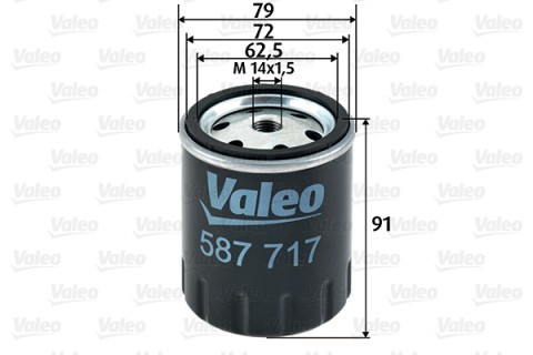 Filtru combustibil VALEO 587717