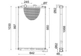 MAHLE CR 1048 001S Radiator, racire motor