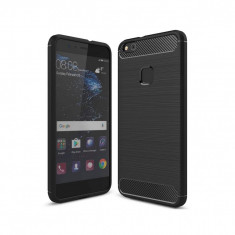 Husa Compatibila cu Huawei P10 Lite Techsuit Carbon Silicone Negru