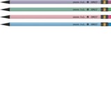 Creion negru cu radiera Perla Daco CG202