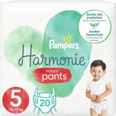 Pampers Harmonie Pants Size 5 scutece tip chiloțel 12-17 kg 20 buc