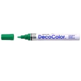 Marker cu vopsea Uchida DecoColor varf gros 2-3 mm 300 verde