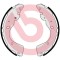BREMBO S 56 547 ESSENTIAL LINE Set saboti frana