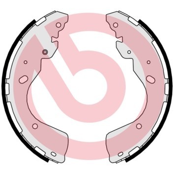 BREMBO S 56 547 ESSENTIAL LINE Set saboti frana