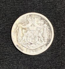 Moneda 1 leu 1873 argint foto