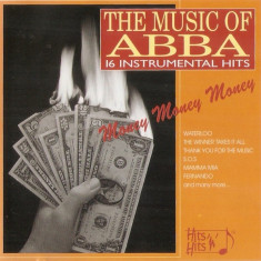 CD The Music Of Abba - 16 Instrumental Hits, original, holograma