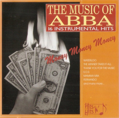 CD The Music Of Abba - 16 Instrumental Hits, original, holograma foto