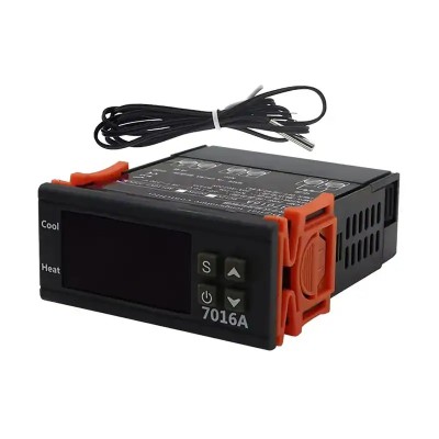 Termostat digital 230V 30A control precis al temperaturii WH7016A E6247 foto