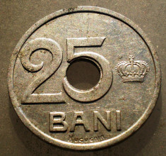 R.018 ROMANIA 25 BANI 1921 4,1 mm foto