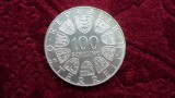 100 SCHILLING 1976 ARGINT *****, Europa