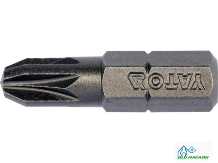 YATO Set 10 biti surubelnita PZ3, prindere hex 1/4&#039;&#039;, lungime 25 mm