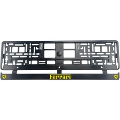 Set 2 bucati, suport numar inmatriculare Ferrari