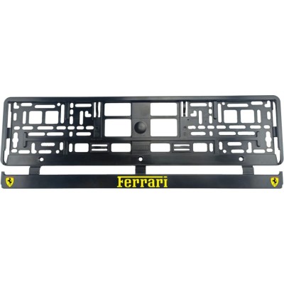 Set 2 bucati, suport numar inmatriculare Ferrari foto