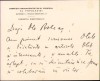 A414 Notă olografă Sabin Manuilă către Lucian Bolcaș, 1933