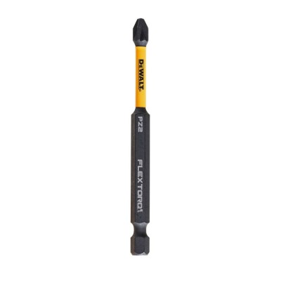Set 2 biti pentru insurubare de impact, DeWalt Flextorq DT70566T-QZ, profil Pozidriv, PZ2, 89 mm foto