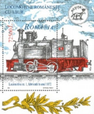 Romania 2002 MNH, nestampilat - LP 1593 - Locomotive romanesti cu abur foto