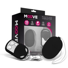 Ou Vibrator Medium MOOVE&nbsp;&raquo;Remote&nbsp;Egg Vibrator&laquo; 6 cm - Negru